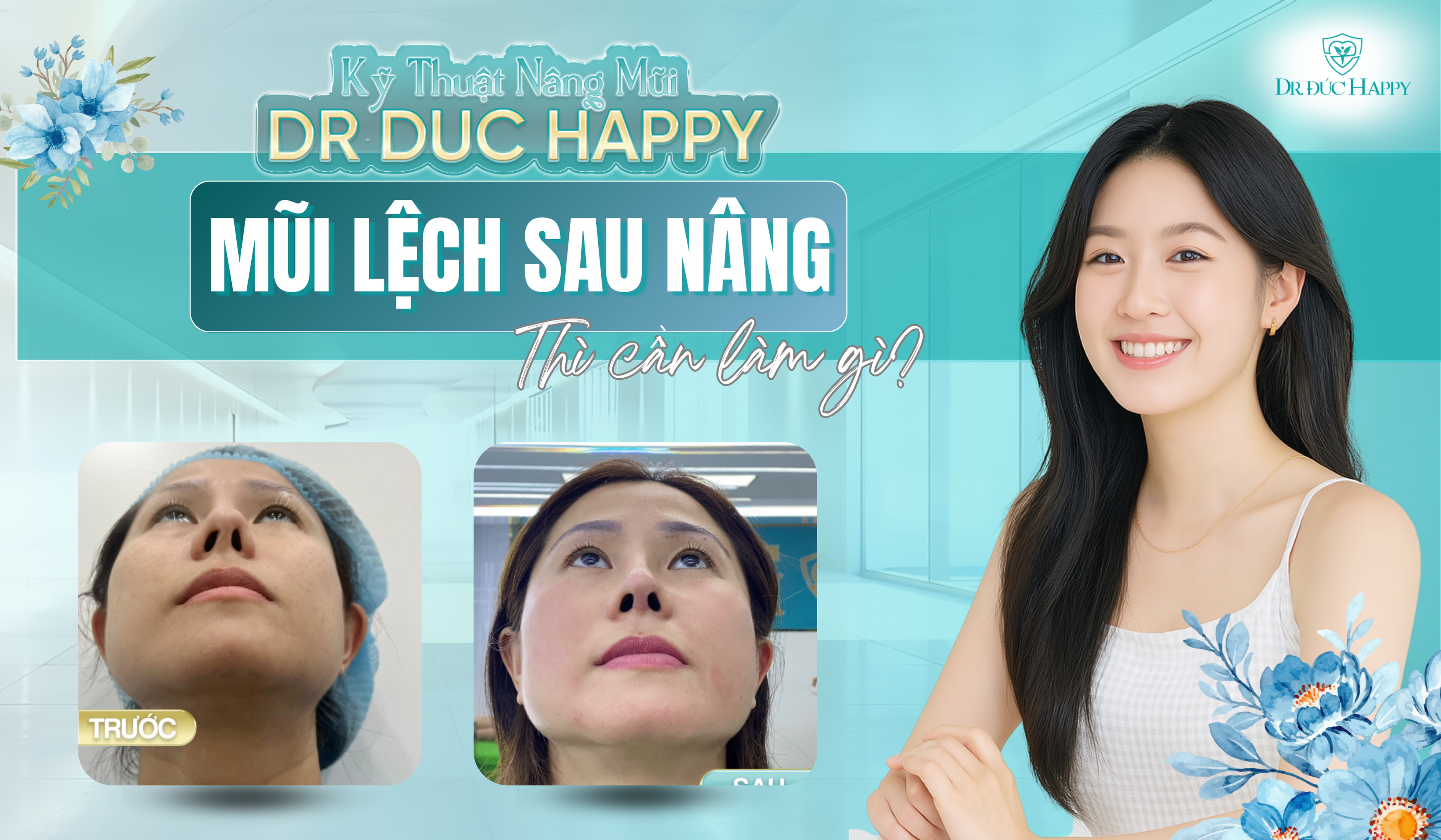 Mũi lệch sau nâng mũi