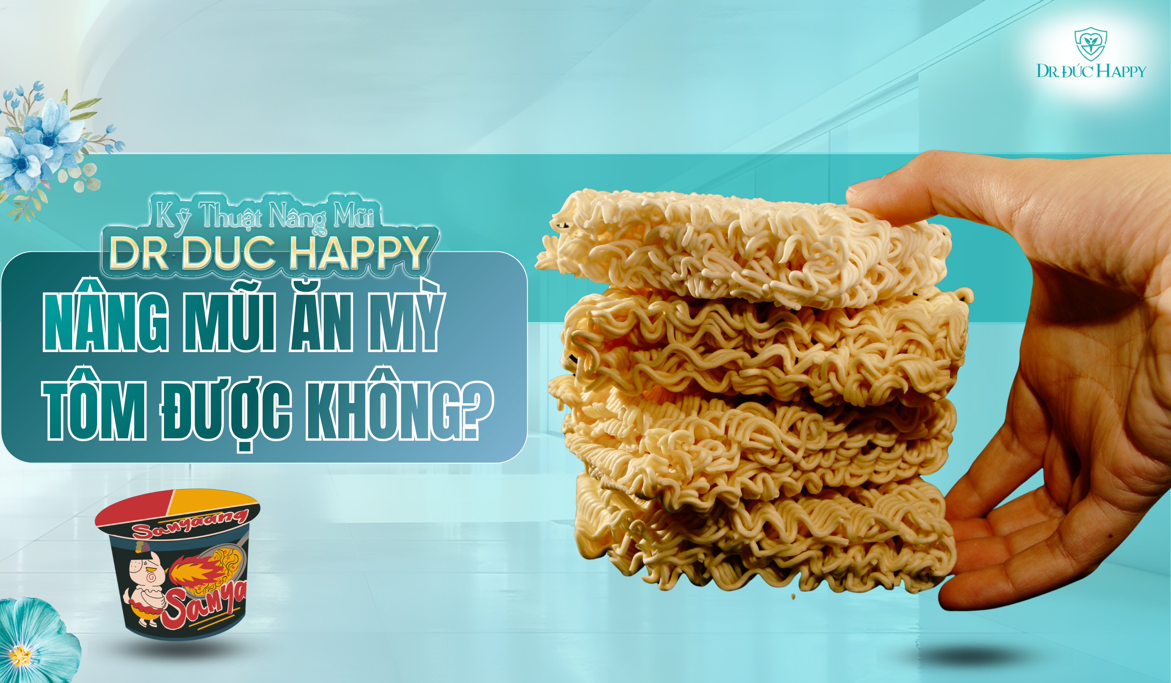nâng mũi ăn mì tôm được không?