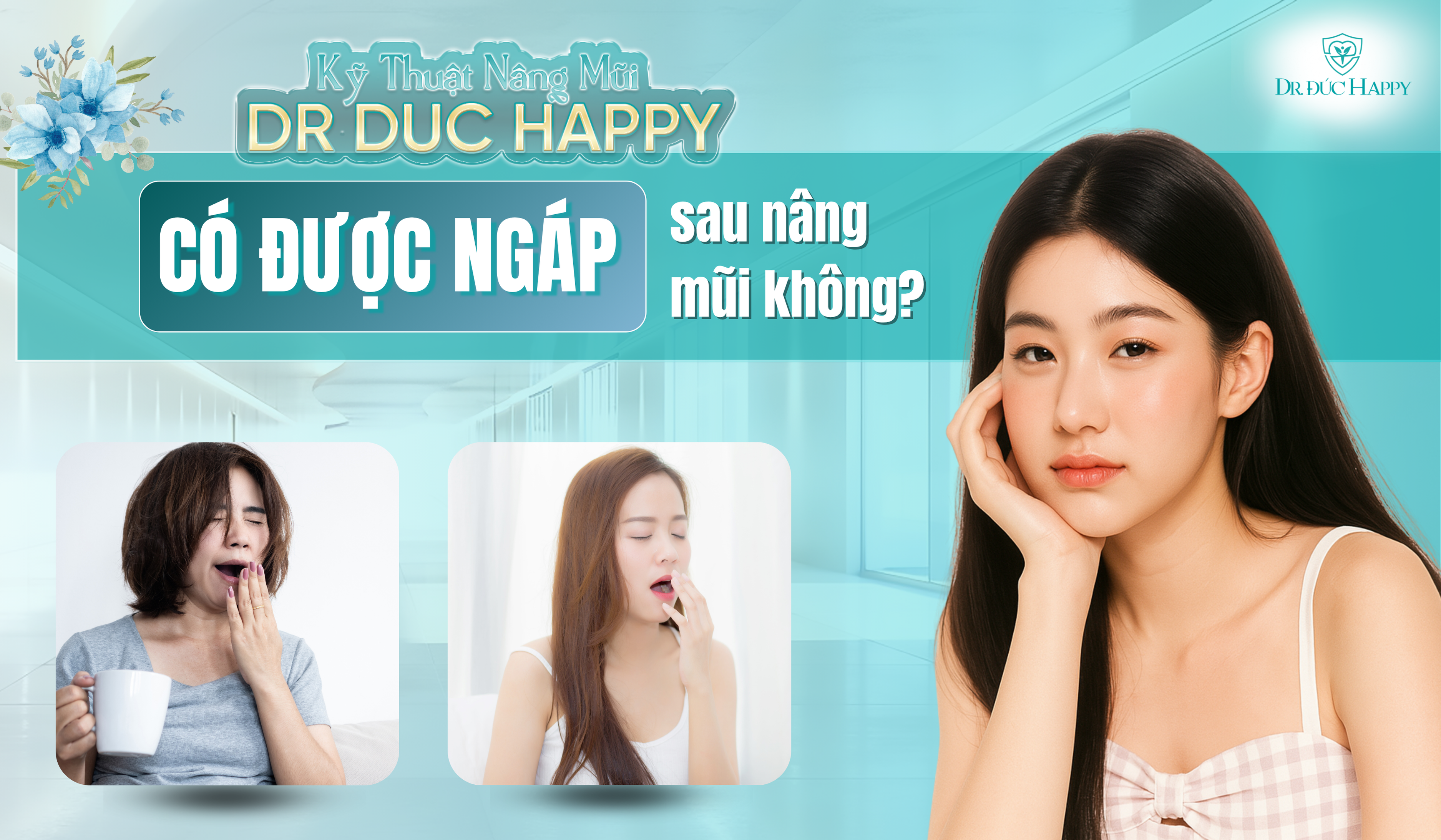 nâng mũi có được ngáp không?